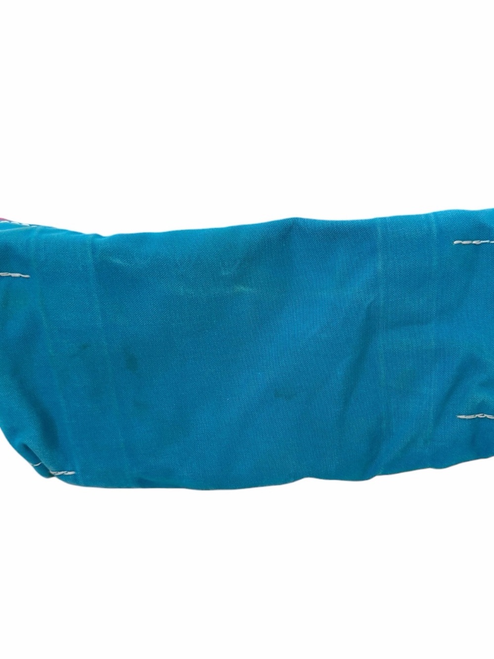 Vintage LL Bean Boat and Tote Medium Plum Teal Canvas Bag Made in USA - Picture 10 of 13